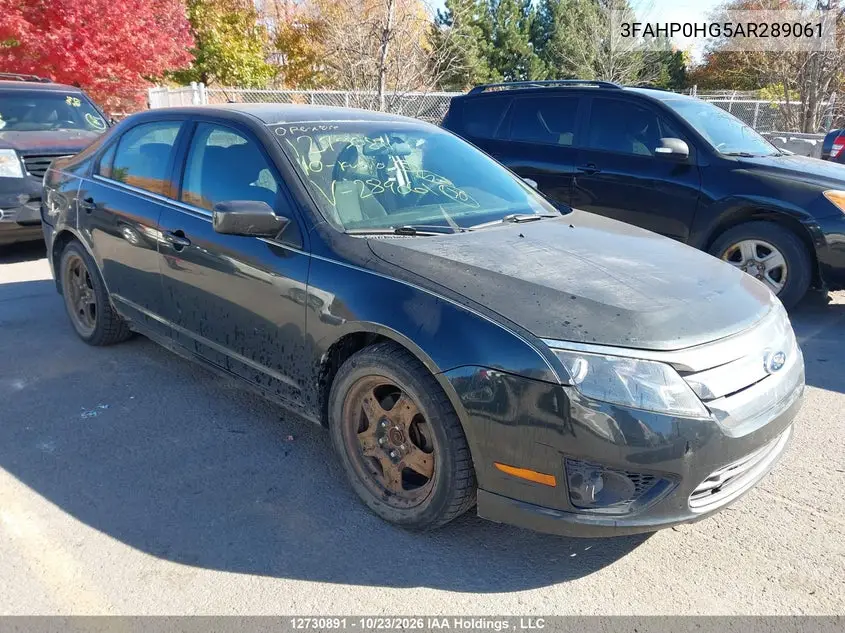 FORD FUSION 2010, VIN 3FAHP0HG5AR289061