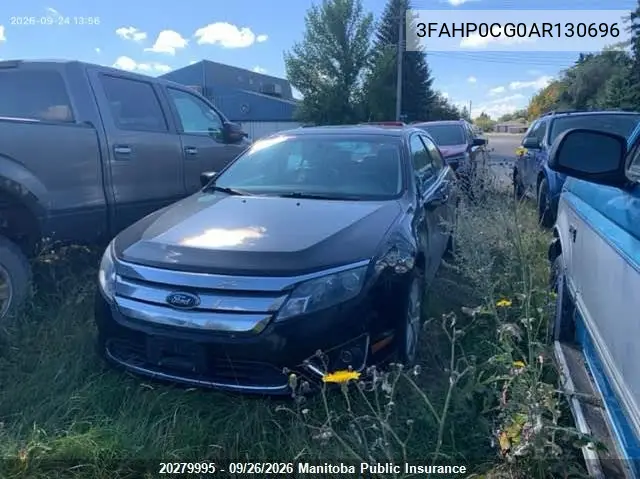 2010 FORD FUSION VIN 3FAHP0CG0AR130696 — фото 2