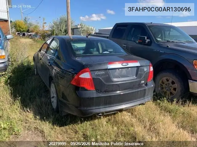 2010 FORD FUSION VIN 3FAHP0CG0AR130696 — фото 3