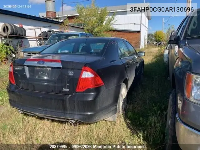 2010 FORD FUSION VIN 3FAHP0CG0AR130696 — фото 4