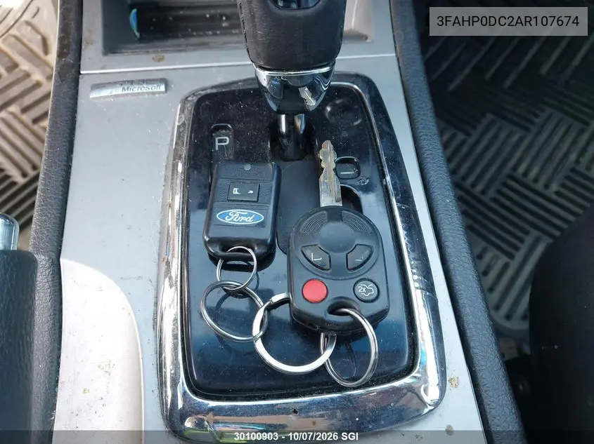 2010 FORD FUSION VIN 3FAHP0DC2AR107674 — фото 11