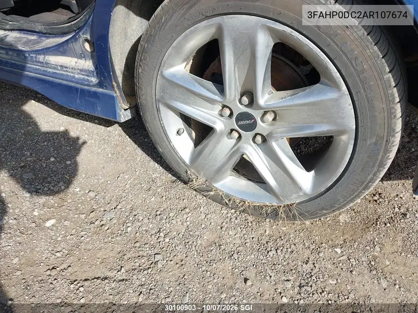 2010 FORD FUSION VIN 3FAHP0DC2AR107674 — фото 13