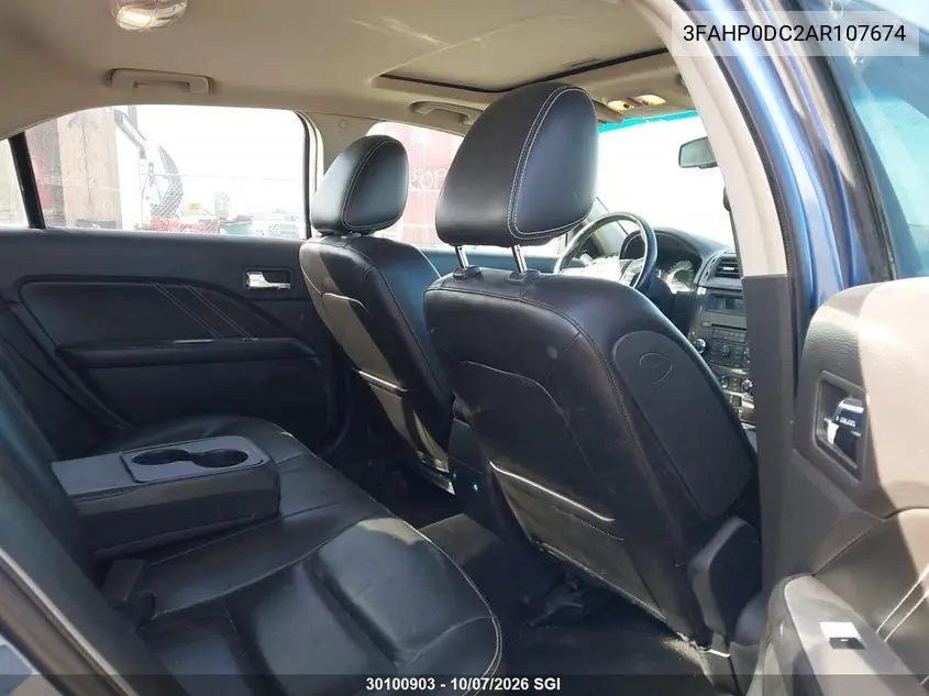 2010 FORD FUSION VIN 3FAHP0DC2AR107674 — фото 8