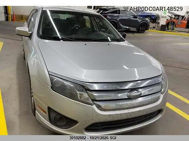 FORD FUSION 2010, VIN 3FAHP0DC0AR148529