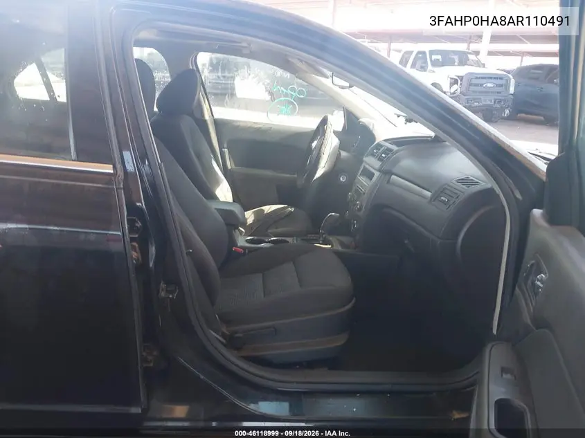 2010 FORD FUSION VIN 3FAHP0HA8AR110491 — фото 5