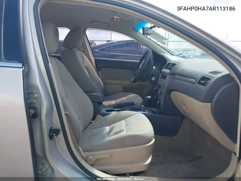 2010 FORD FUSION VIN 3FAHP0HA7AR113186 — фото 5