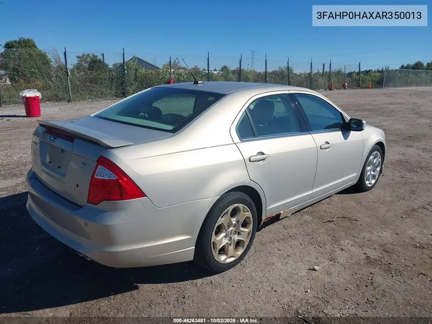 2010 FORD FUSION VIN 3FAHP0HAXAR350013 — фото 4