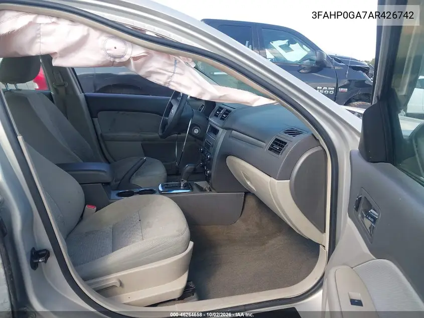 2010 FORD FUSION VIN 3FAHP0GA7AR426742 — фото 5