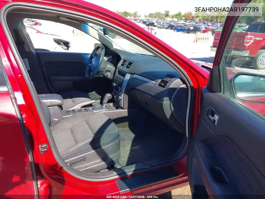 2010 FORD FUSION VIN 3FAHP0HA2AR197739 — фото 5