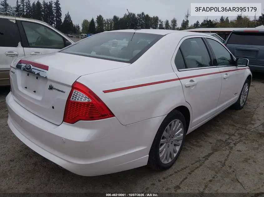 2010 FORD FUSION VIN 3FADP0L36AR395179 — фото 4