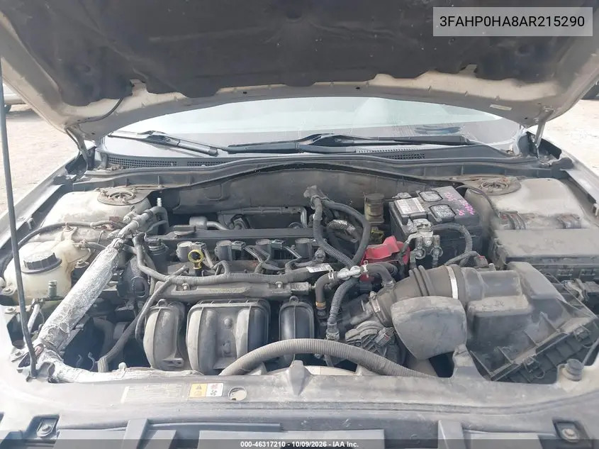 2010 FORD FUSION VIN 3FAHP0HA8AR215290 — фото 10