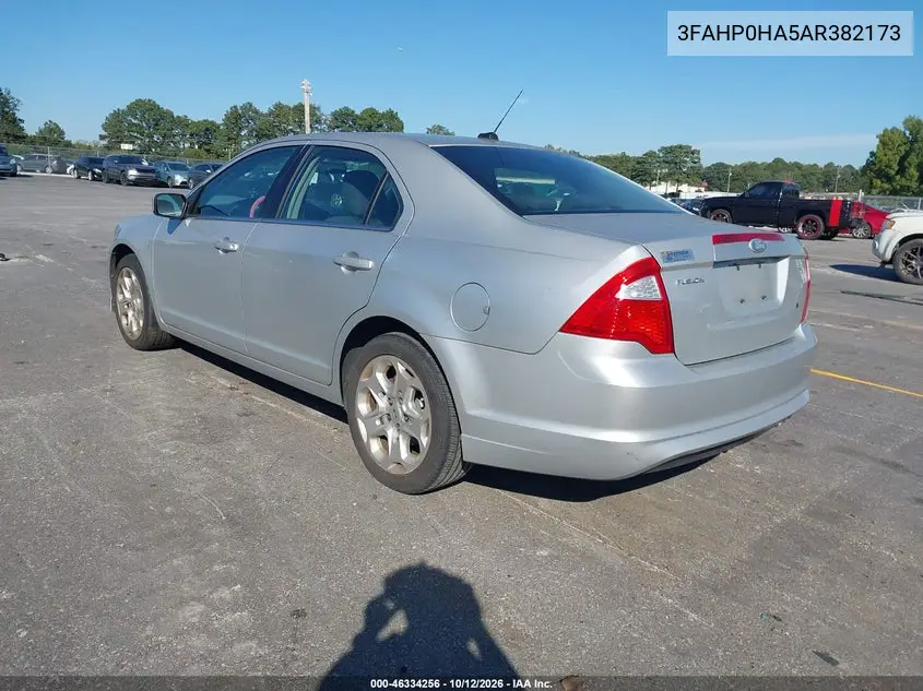 2010 FORD FUSION VIN 3FAHP0HA5AR382173 — фото 3
