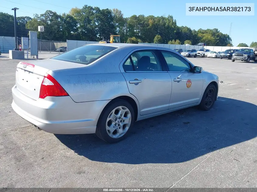 2010 FORD FUSION VIN 3FAHP0HA5AR382173 — фото 4
