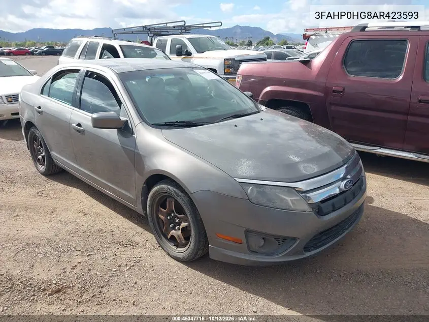 FORD FUSION 2010, VIN 3FAHP0HG8AR423593