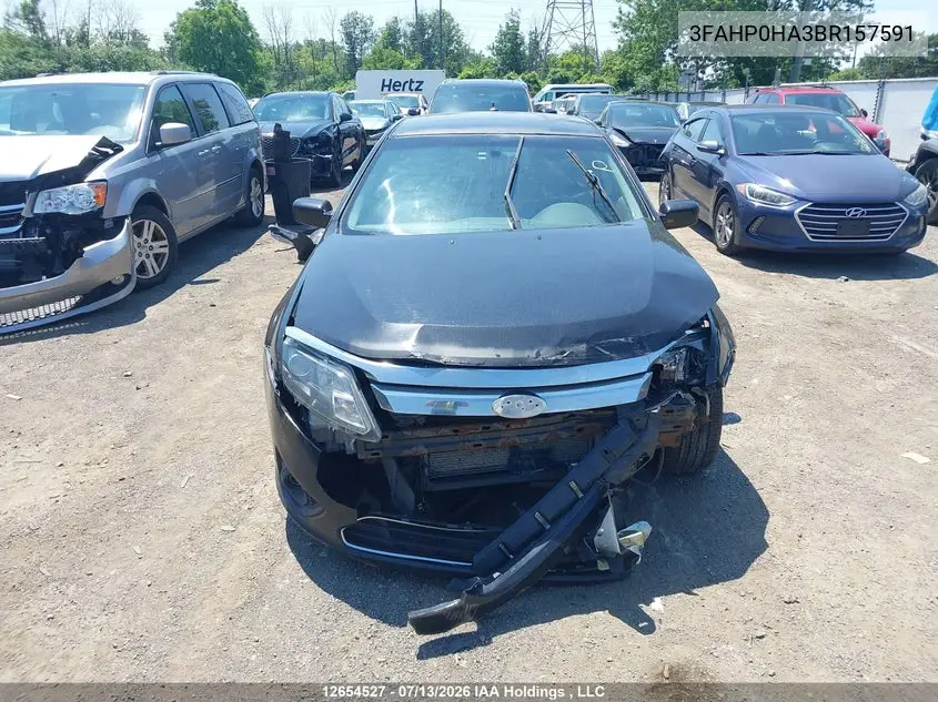 2011 FORD FUSION VIN 3FAHP0HA3BR157591 — фото 12