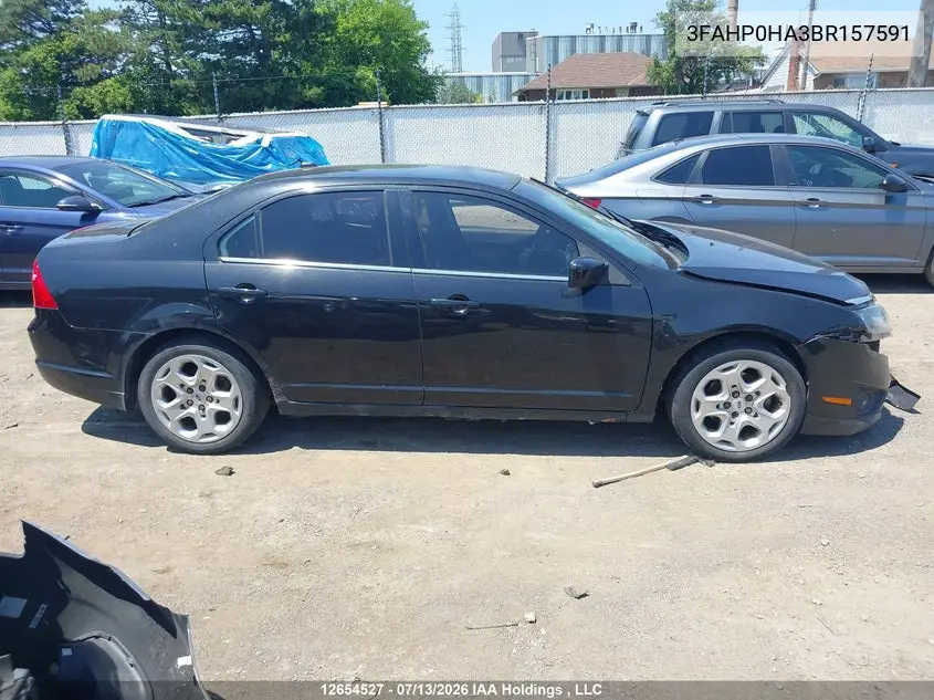 2011 FORD FUSION VIN 3FAHP0HA3BR157591 — фото 13