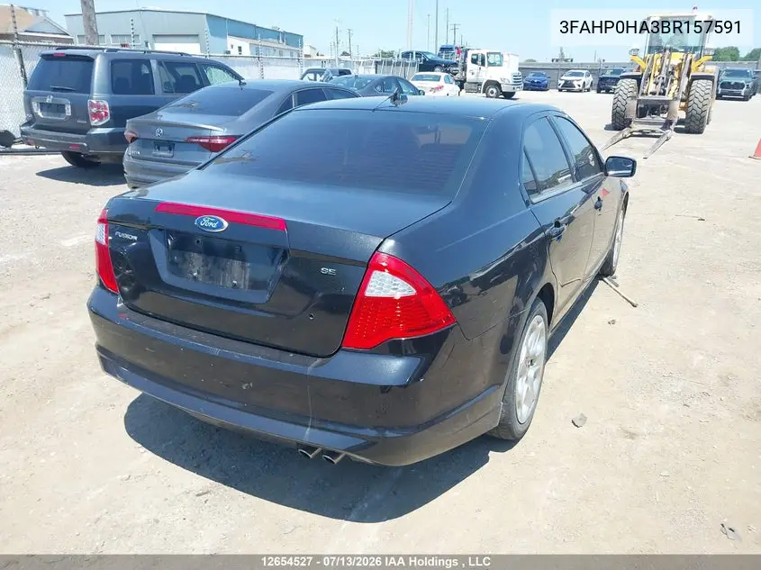 2011 FORD FUSION VIN 3FAHP0HA3BR157591 — фото 4