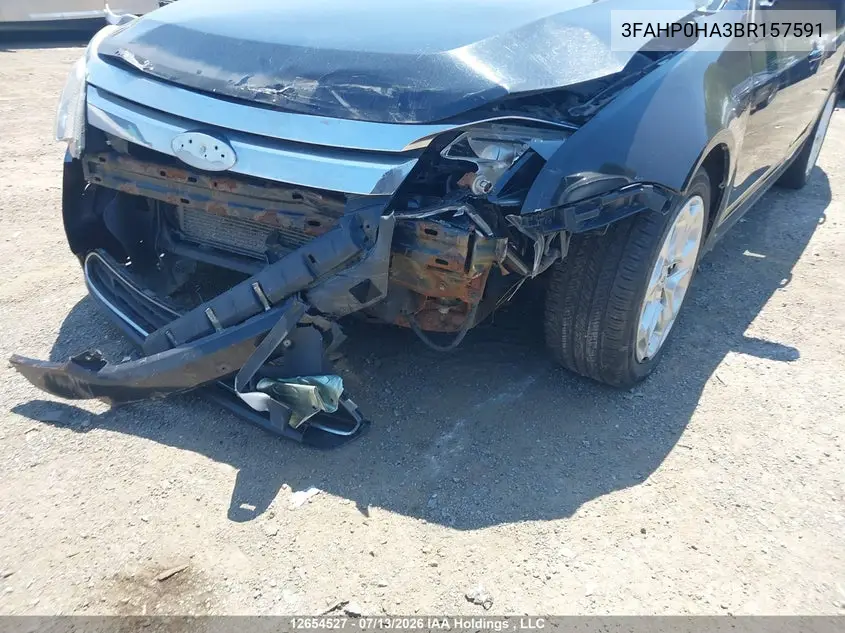 2011 FORD FUSION VIN 3FAHP0HA3BR157591 — фото 6