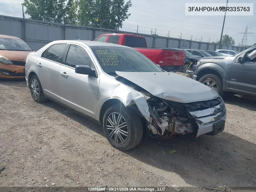 FORD FUSION 2011, VIN 3FAHP0HA9BR335763