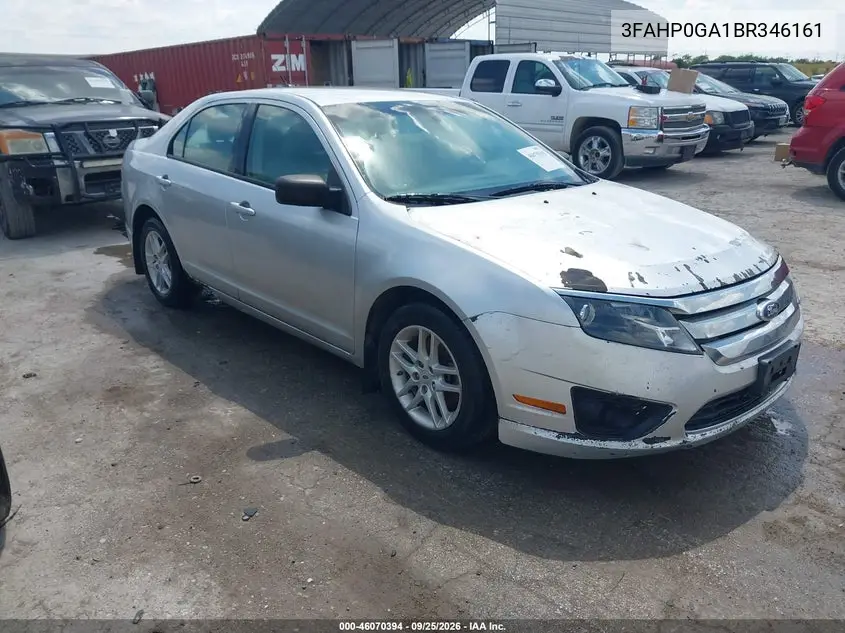 FORD FUSION 2011, VIN 3FAHP0GA1BR346161