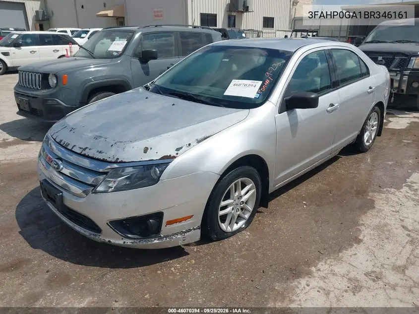 2011 FORD FUSION VIN 3FAHP0GA1BR346161 — фото 2