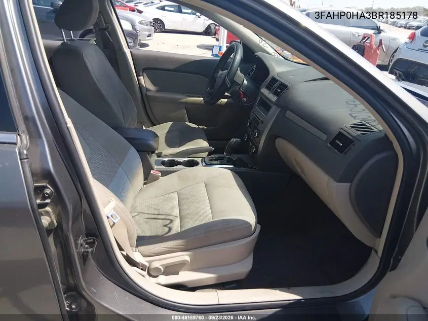 2011 FORD FUSION VIN 3FAHP0HA3BR185178 — фото 5