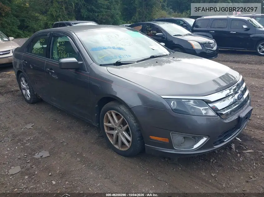 FORD FUSION 2011, VIN 3FAHP0JG0BR226297