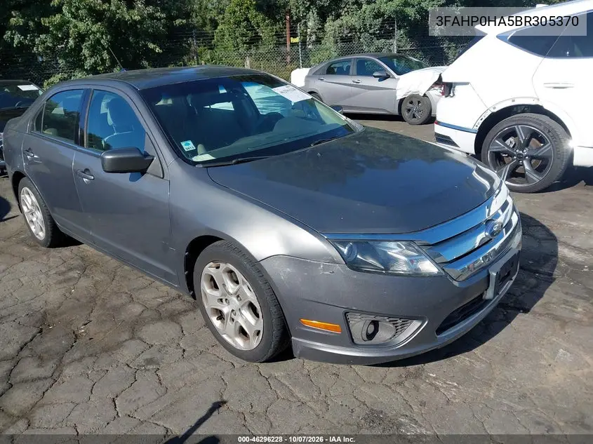 FORD FUSION 2011, VIN 3FAHP0HA5BR305370