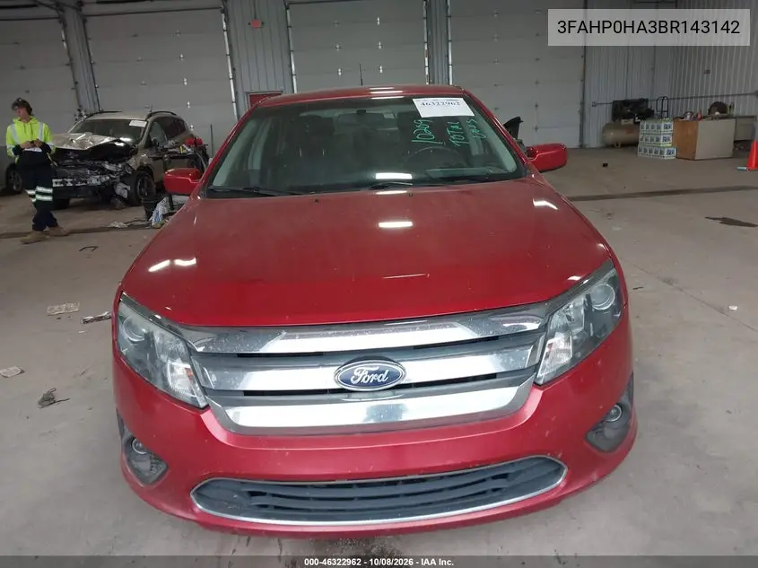 2011 FORD FUSION VIN 3FAHP0HA3BR143142 — фото 12