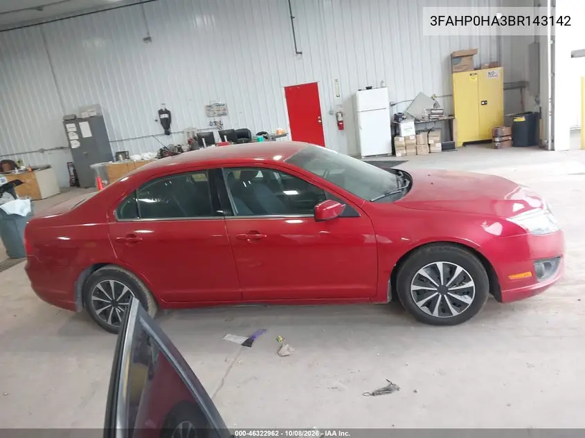 2011 FORD FUSION VIN 3FAHP0HA3BR143142 — фото 13