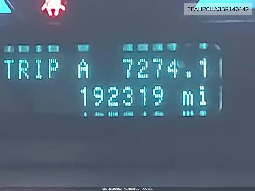 2011 FORD FUSION VIN 3FAHP0HA3BR143142 — фото 15