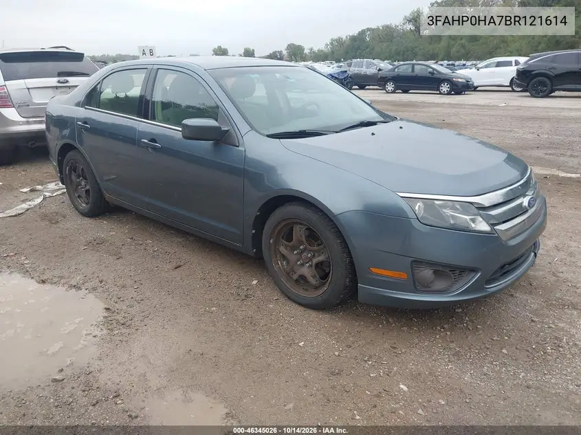 FORD FUSION 2011, VIN 3FAHP0HA7BR121614
