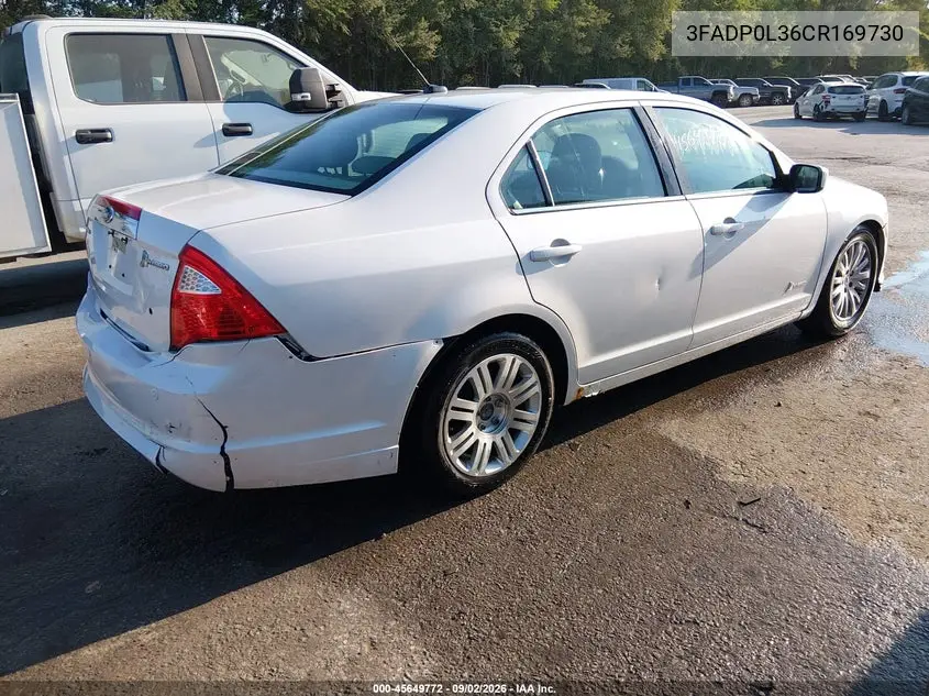 2012 FORD FUSION VIN 3FADP0L36CR169730 — фото 4