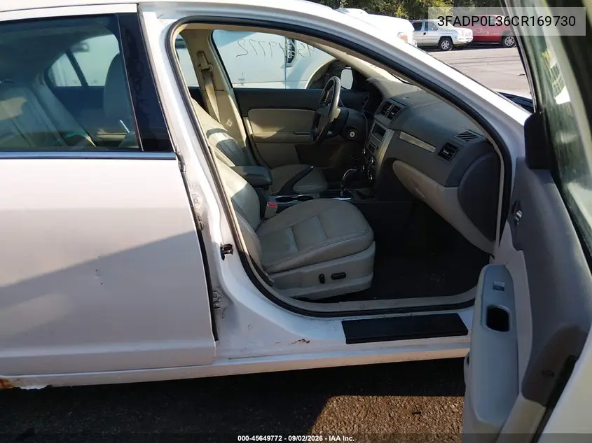 2012 FORD FUSION VIN 3FADP0L36CR169730 — фото 5