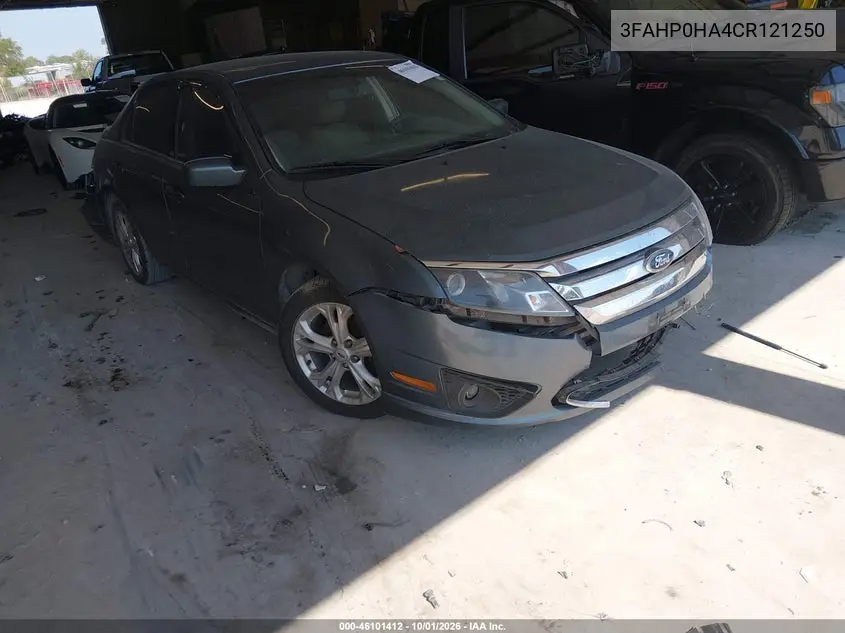 FORD FUSION 2012, VIN 3FAHP0HA4CR121250