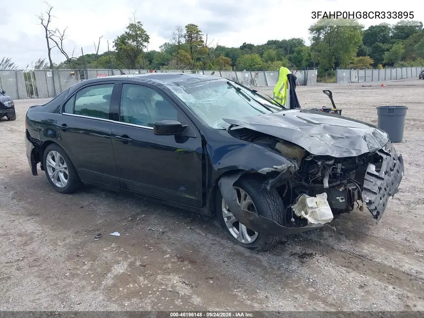 FORD FUSION 2012, VIN 3FAHP0HG8CR333895