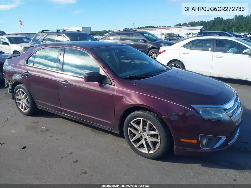 FORD FUSION 2012, VIN 3FAHP0JG6CR272783