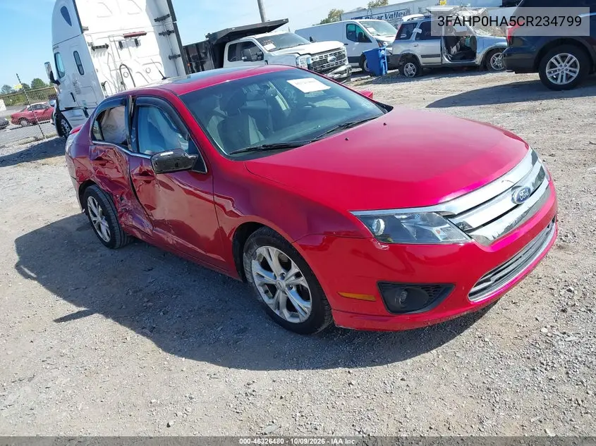FORD FUSION 2012, VIN 3FAHP0HA5CR234799