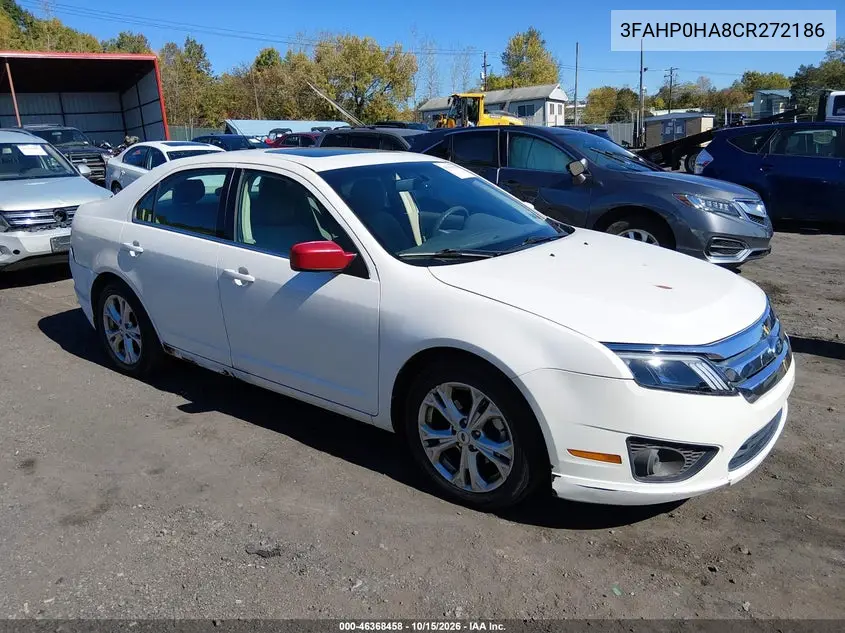 FORD FUSION 2012, VIN 3FAHP0HA8CR272186
