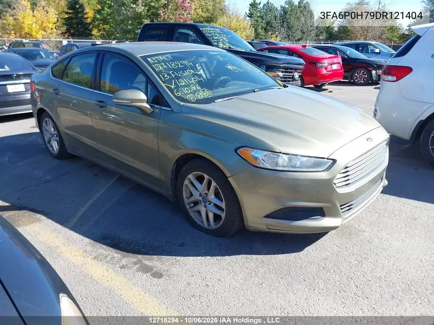 FORD FUSION 2013, VIN 3FA6P0H79DR121404