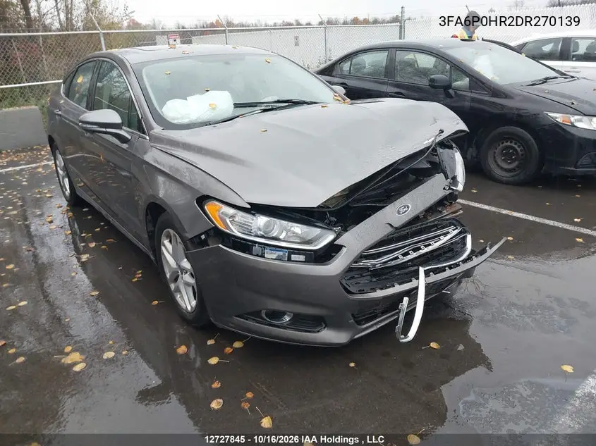 FORD FUSION 2013, VIN 3FA6P0HR2DR270139