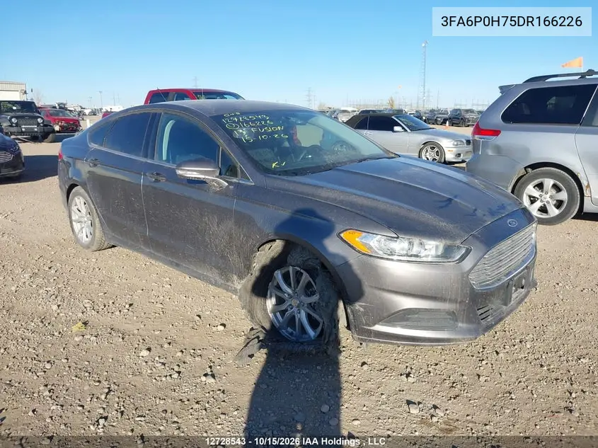 FORD FUSION 2013, VIN 3FA6P0H75DR166226