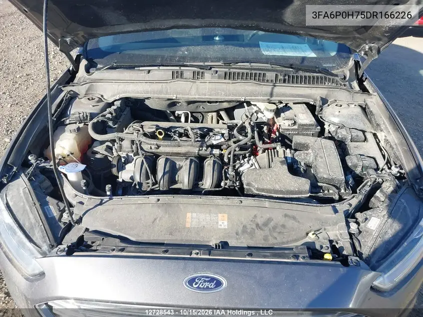 2013 FORD FUSION VIN 3FA6P0H75DR166226 — фото 10