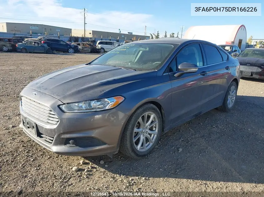 2013 FORD FUSION VIN 3FA6P0H75DR166226 — фото 2