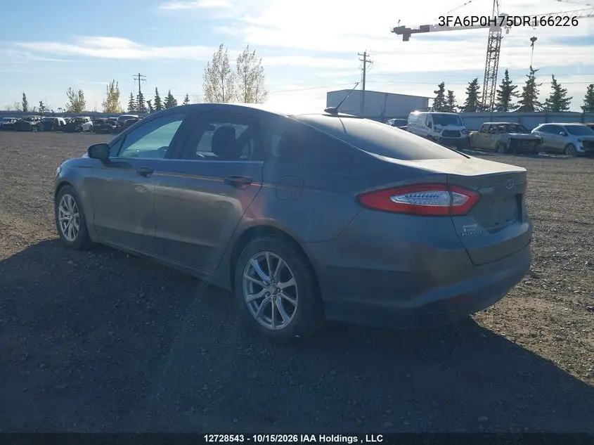 2013 FORD FUSION VIN 3FA6P0H75DR166226 — фото 3