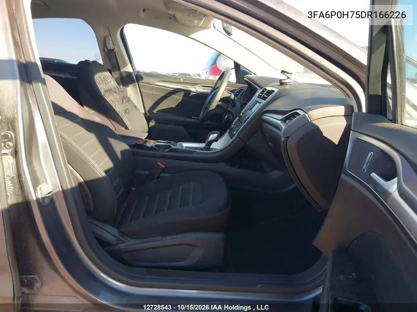 2013 FORD FUSION VIN 3FA6P0H75DR166226 — фото 5