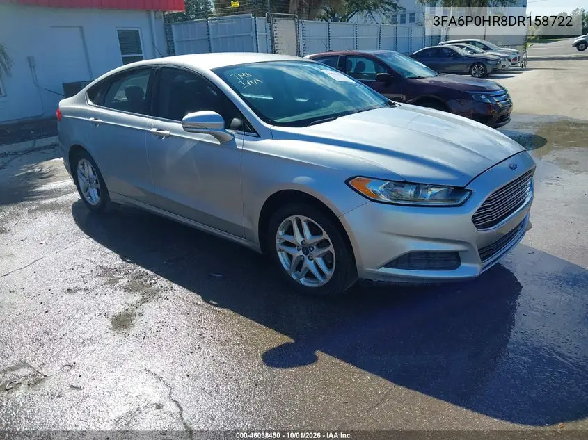 FORD FUSION 2013, VIN 3FA6P0HR8DR158722