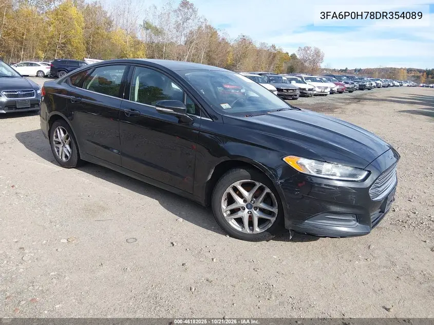 FORD FUSION 2013, VIN 3FA6P0H78DR354089