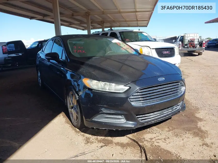 FORD FUSION 2013, VIN 3FA6P0H70DR185430