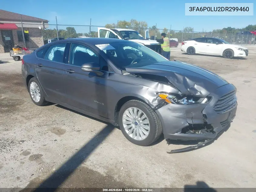 FORD FUSION 2013, VIN 3FA6P0LU2DR299460